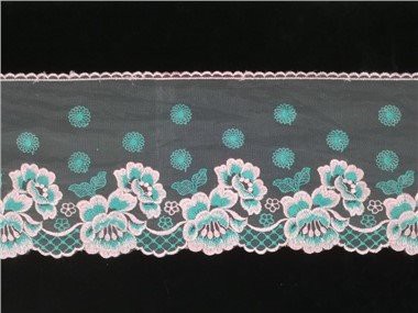 Trim Renda berwarna-warni